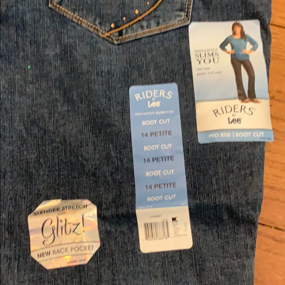 🐣🐣NWT Riders By Lee Bootcut Jeans SZ 14P🐣🐣 - Picture 14 of 16